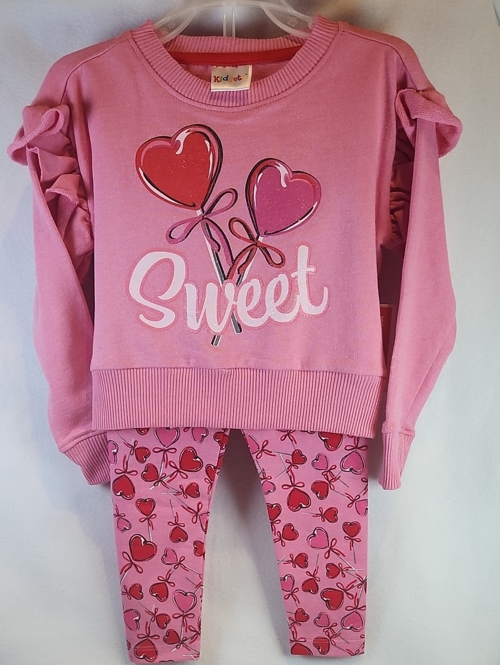 Kidgets Pink Heart Lollipop 2pc. Play Set